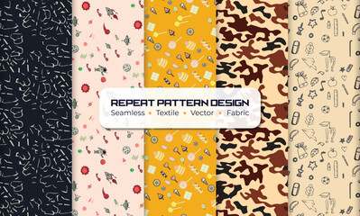  Stylish Textile & Fabric Prints and Monogram Pattern Design