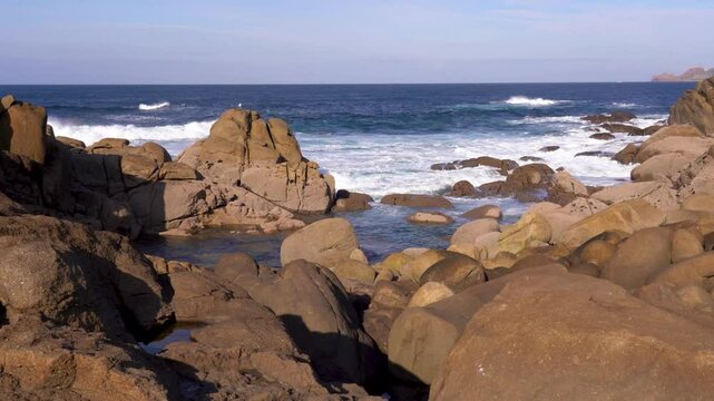 Costa de Mux&iacute;a, La Coru&ntilde;a, Galicia, Espa&ntilde;a. Enero de 2025.