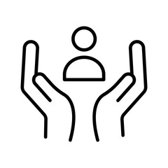 Obraz premium Humanitarian Aid Vector Icon