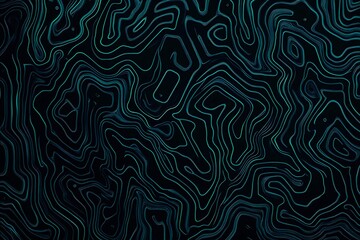 Obraz premium Abstract close-up of a glowing blue digital circuit board, showcasing intricate connections and technological design on a black background. 