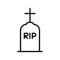 Tombstone Vector Icon