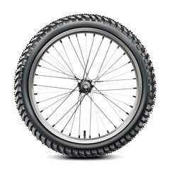 bicycle tire icon simple white background vector