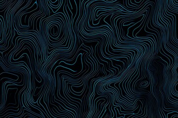 Abstract close-up of a glowing blue digital circuit board, showcasing intricate connections and technological design on a black background.
