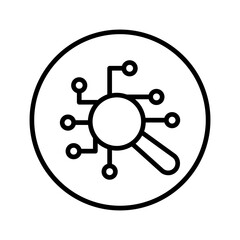 Digital Forensics Vector Icon