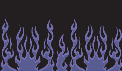 Purple Fire Illustration – Stunning Artwork Featuring Vibrant Purple Flames, Dynamic Motion, and Intense Energy, Perfect for Creative Designs, Fantasy Art, Graphic Projects, and Unique Artistic Expres