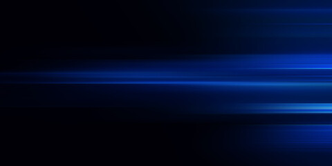 Abstract dark blue background with blue streaks of light, creating a futuristic and dynamic feel