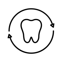 Dental Restoration Vector Icon