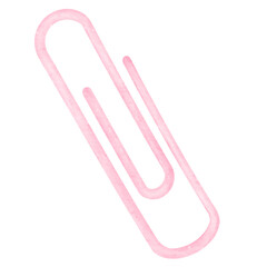 pink clip paper cartoon watercolor 
