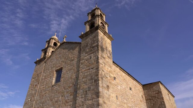 Santuario de la Virgen de la Barca, Mux&iacute;a, La Coru&ntilde;a, Galicia, Espa&ntilde;a. Enero de 2025.