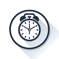 Obraz premium Calendar page icon on white background