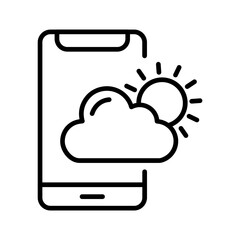 Weather App Vector Icon