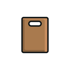 Cutting board icon vector design templates simple and modern