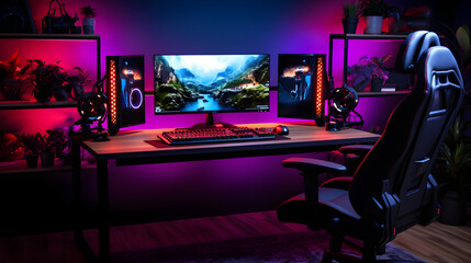 Enthralling GX Gaming Setup: High-Octane Esports Experience Packed with Advanced Gaming Gadgets