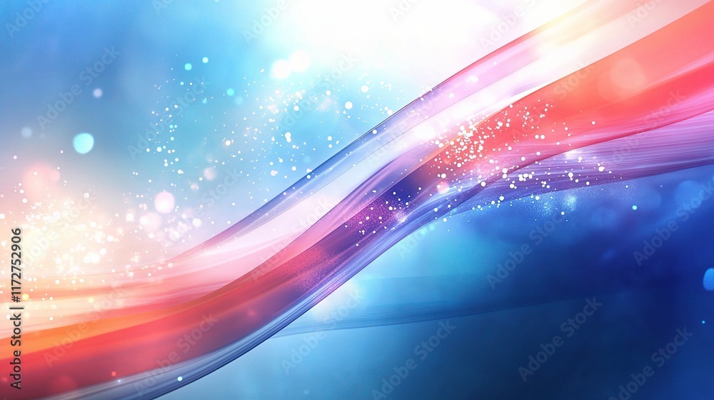 Poster dynamic abstract background design with creative technology elements