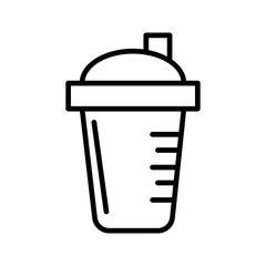 Protein Shake Vector Icon