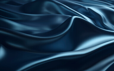 Fototapeta premium Fondo de tejido azul de calidad premium con textura delicada y resistente.