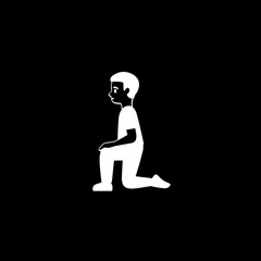 Kneeling Person Icon
