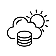 Weather Data Vector Icon