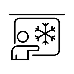 Meteorologist Vector Icon