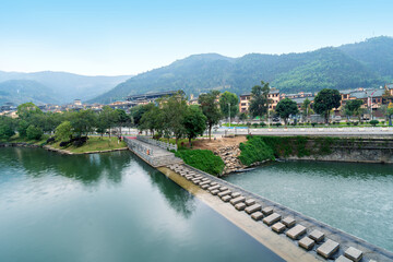 Dishui Miao Town is a small town where Miao people gather, located in Pingbian County, Yunnan, China.