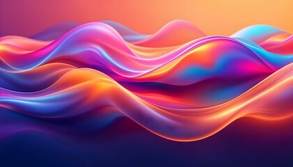 Obraz premium abstract colorful wave background