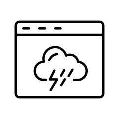 Weather Prediction Vector Icon