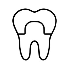 Dental Crown Vector Icon