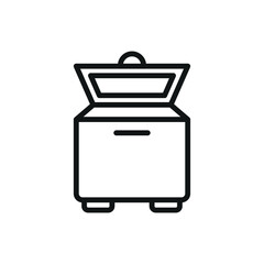 Freezer icon vector design templates simple and modern