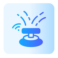 Fototapeta premium Sprinkler gradient icon