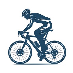 Naklejka premium cycling icon white background vector