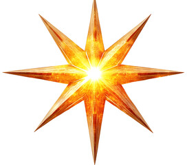 Obraz premium Animated Starburst Emblem