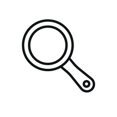 Frying pan icon vector design templates simple and modern