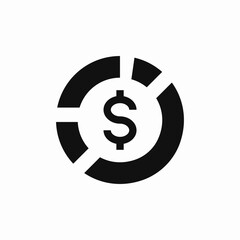 Currency exchange money finance icon vector sign