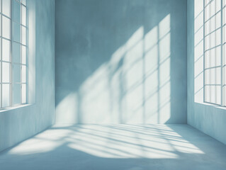 Obraz premium A vacant purple studio room serves as a backdrop for showcasing various products