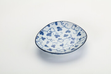 Empty clean color plate dishware