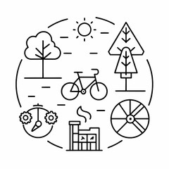 Simple Nature Icons: Simple, Powerful Green Investment Concepts