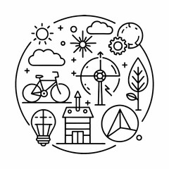 Sustainable Development Icon: Visualizing a Greener Future