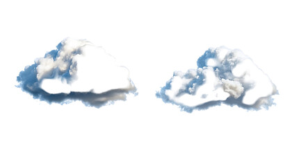 Cartoon Cloud Shapes