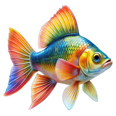 fish isolated on white