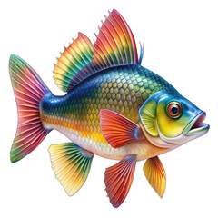 fish isolated on white