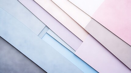 Obraz premium Abstract pastel color paper geometric design