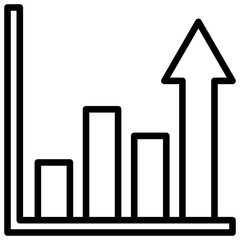 growth icon line