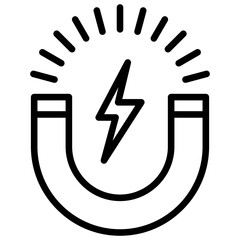 magnet icon line