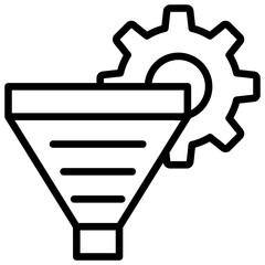 funnel icon line