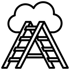 ladder icon line