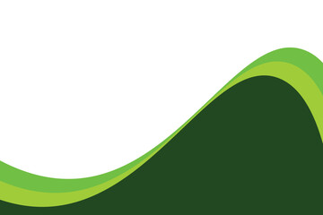 abstract green background with waves