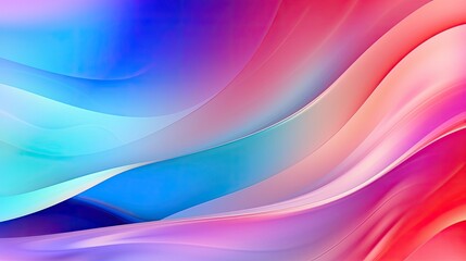 Iridescent, undulating surfaces reflecting a spectrum of colors and light.