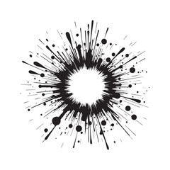 Obraz premium abstract colorfull ink splash vector 