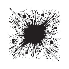 abstract colorfull ink splash vector 