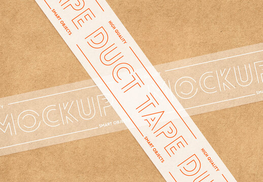 Plastic Duct Tape Mockup